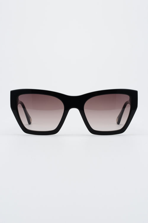 Audrey Sunglasses | Bright Black