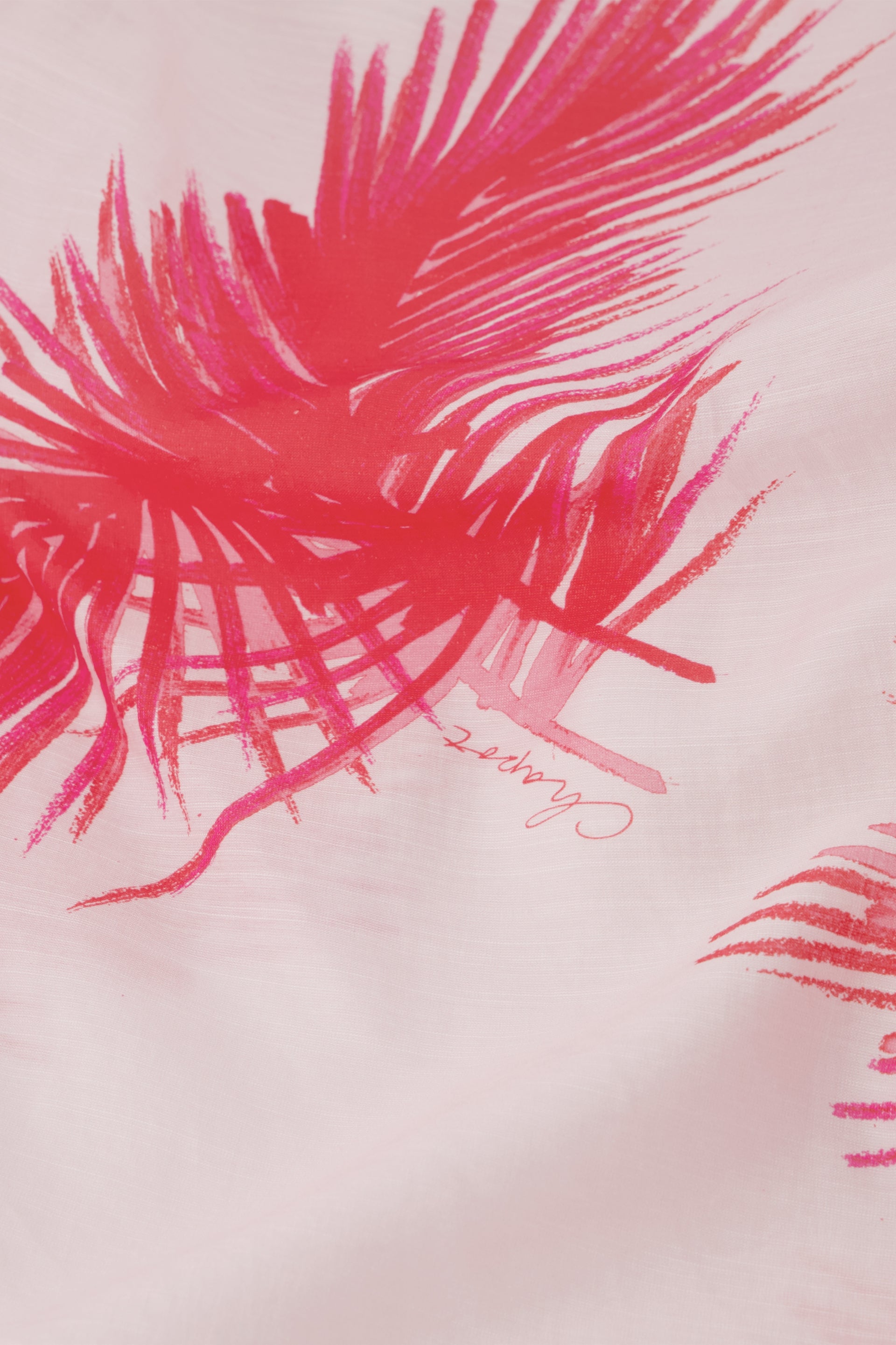 Lexi Blouse | Tomato/Flamingo Pink