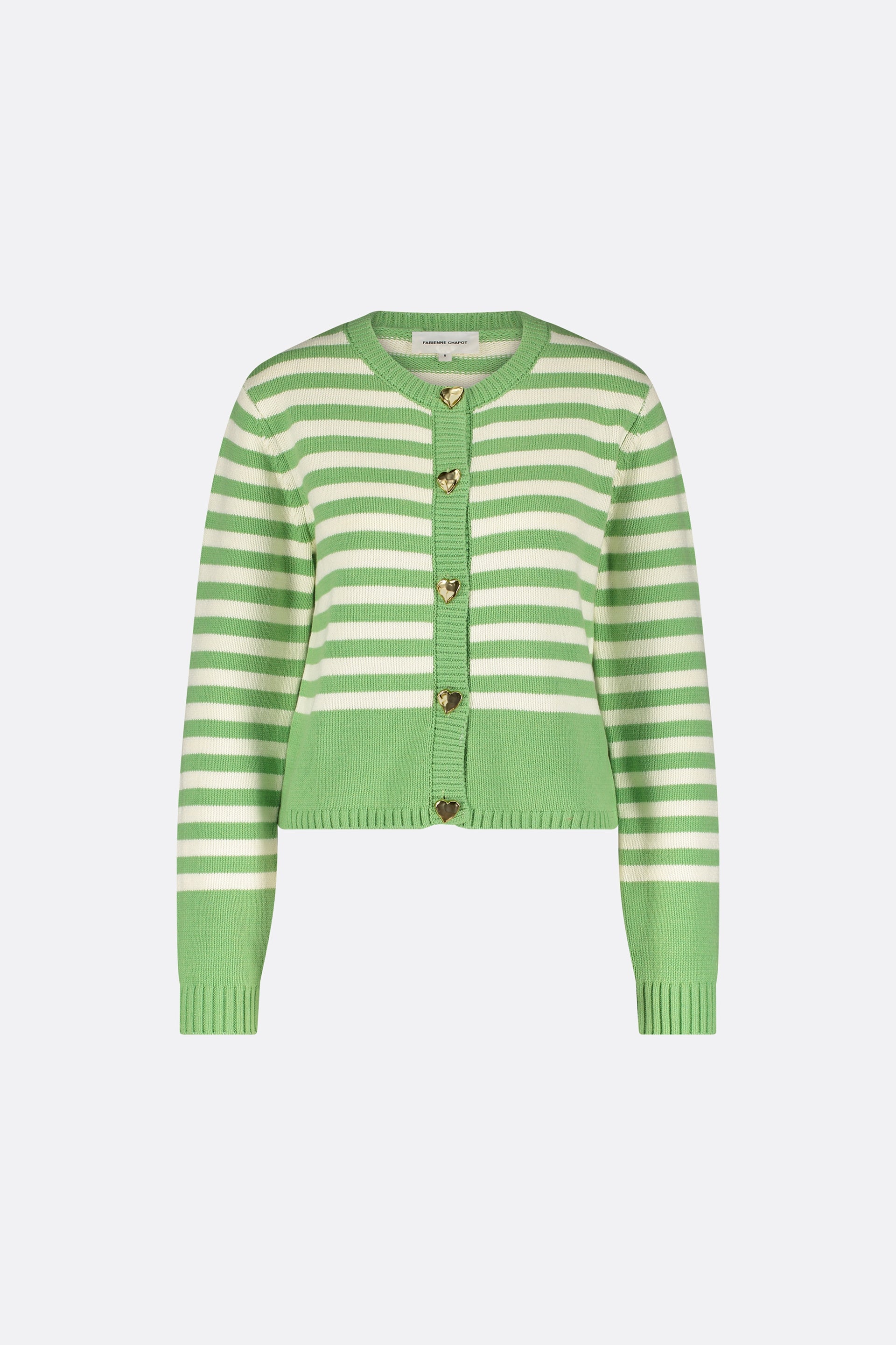 Stine Cardigan | Pea Green