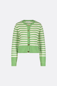 Stine Cardigan | Pea Green