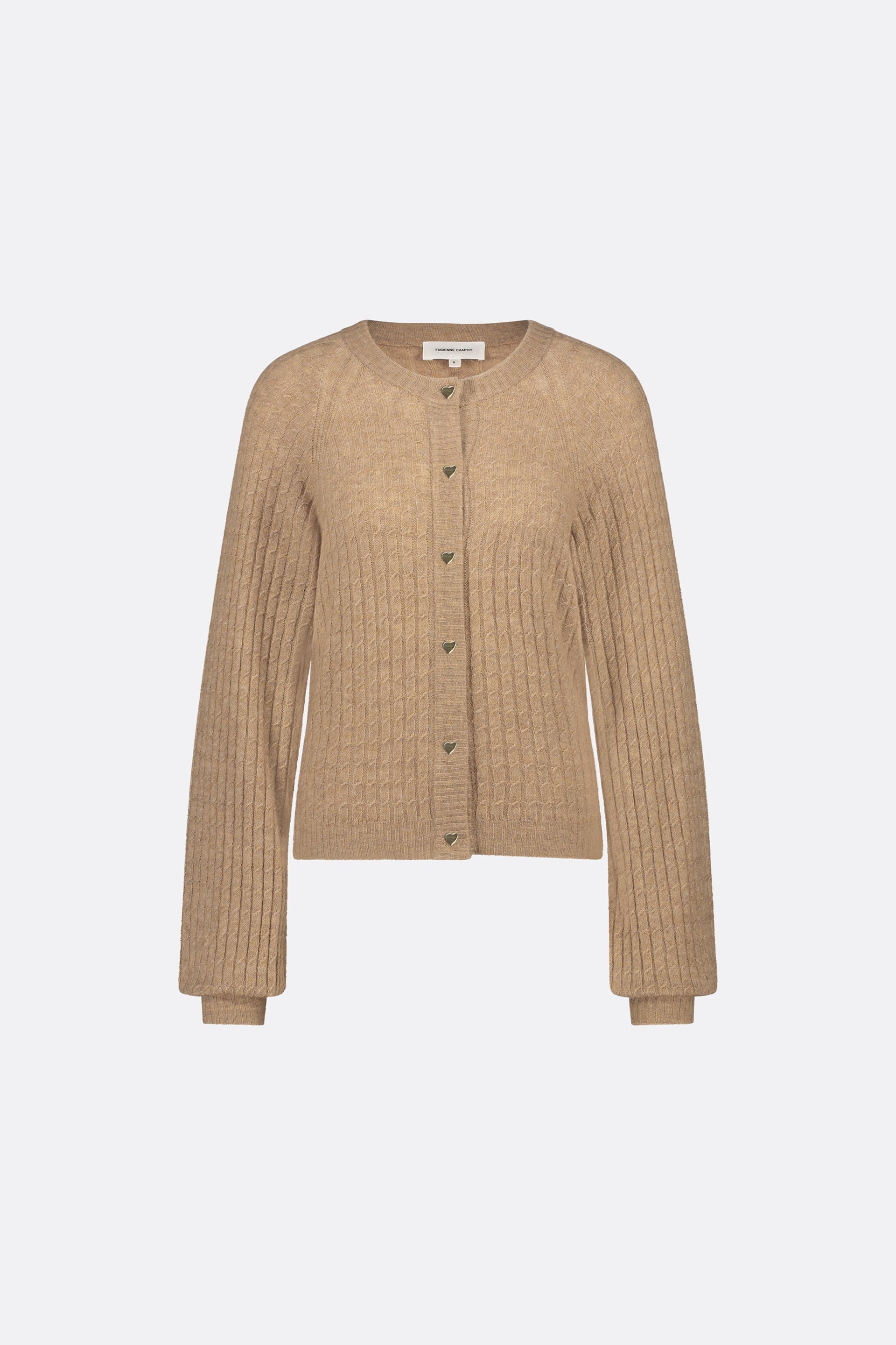 Charlotta Cardigan | Camel Club Melange