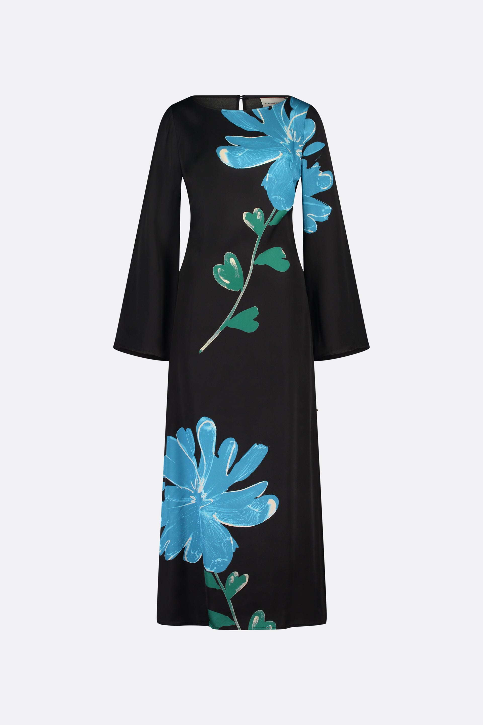 Shika Dress | Black/Venus Blue