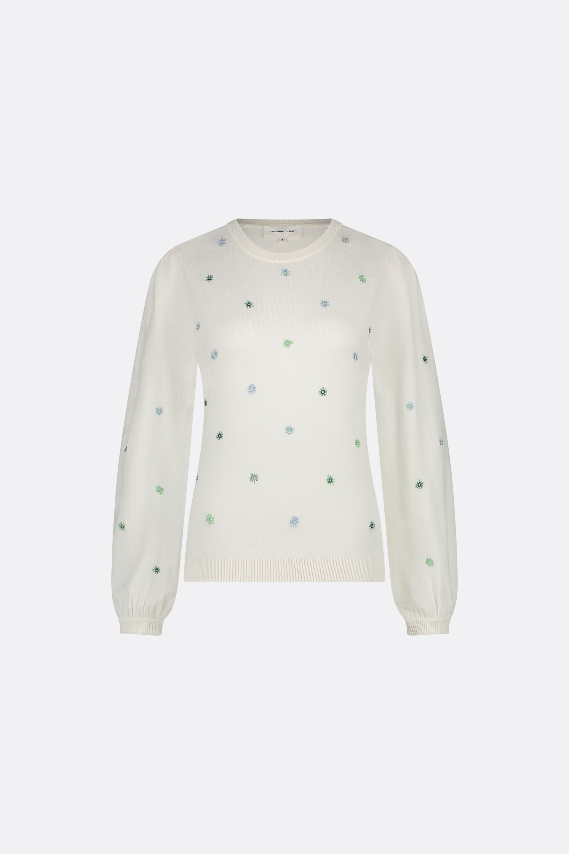 Hilly Multi Pullover | Cosy White