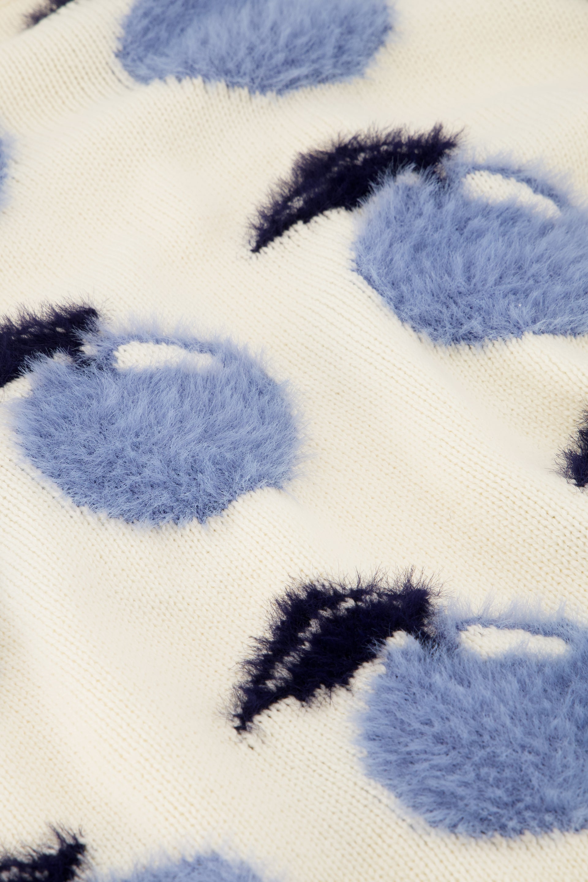 Apple Pullover | Cosy White/Blue