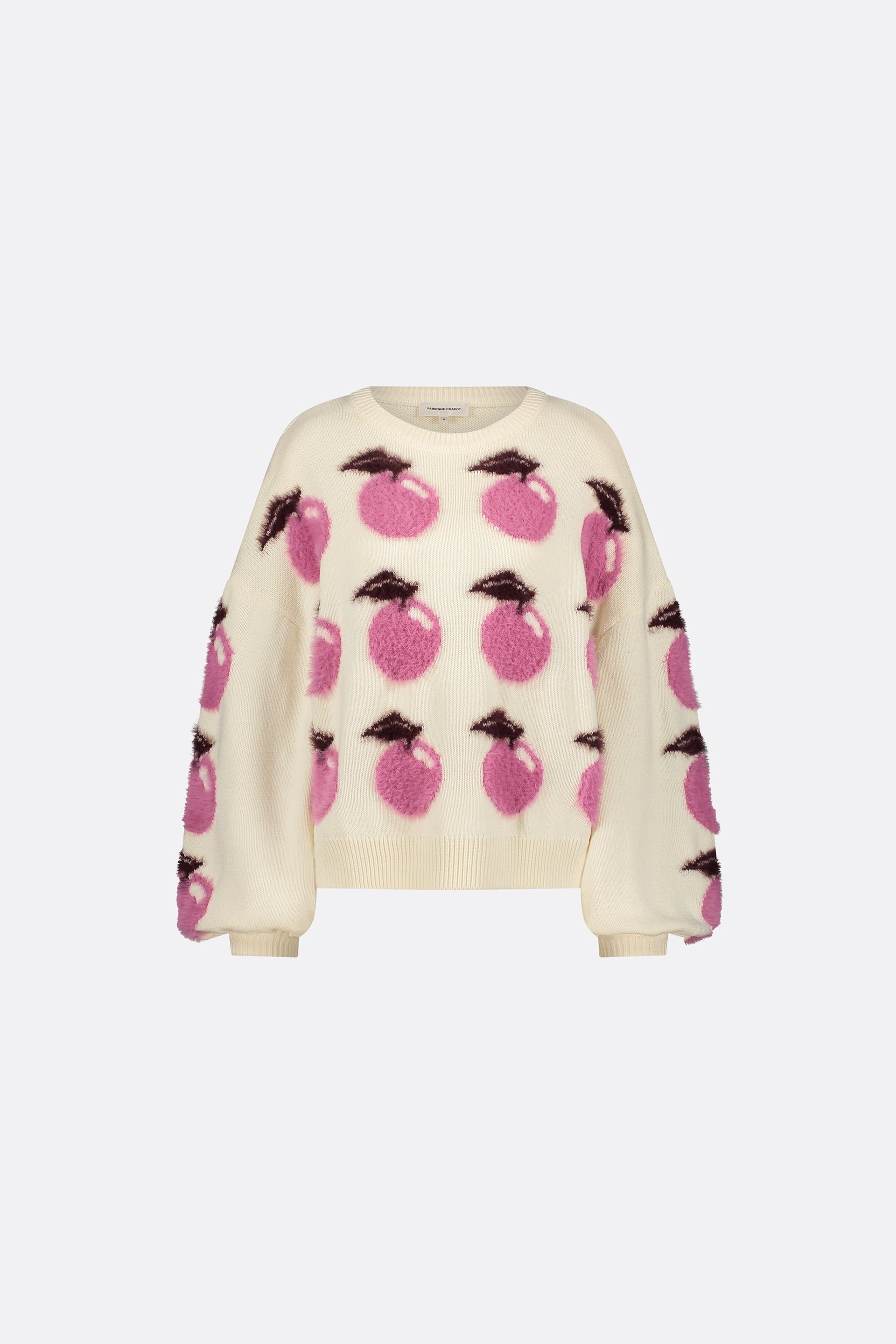 Apple Pullover | Cosy White/Coral