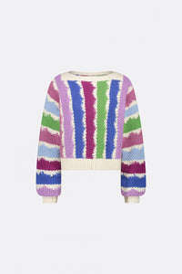 Heath Pullover | Multi Stripe