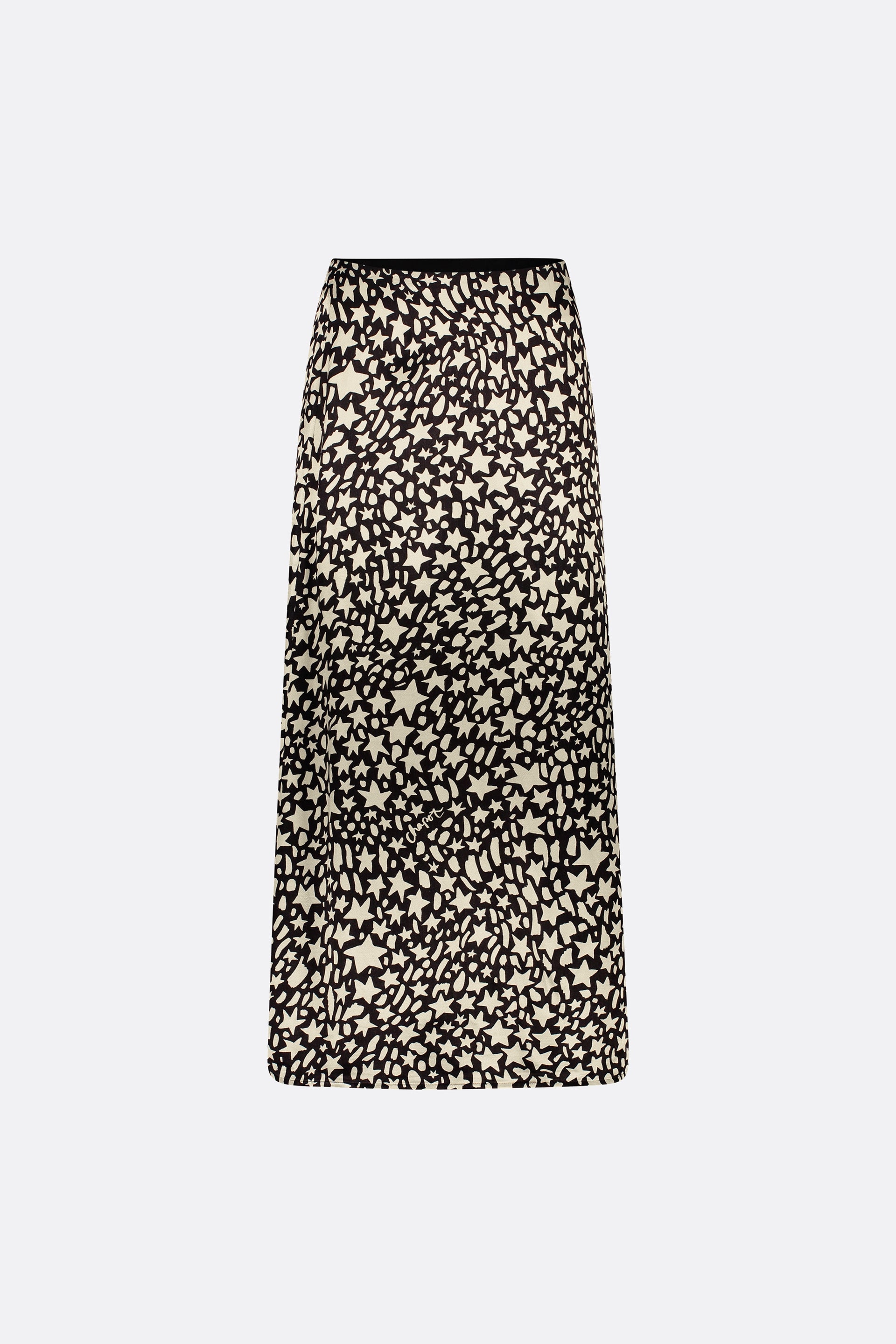 Laurie Skirt | Black/Creme Brulee