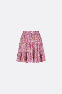 Mitzi Skirt | Tile Red/Plum Party