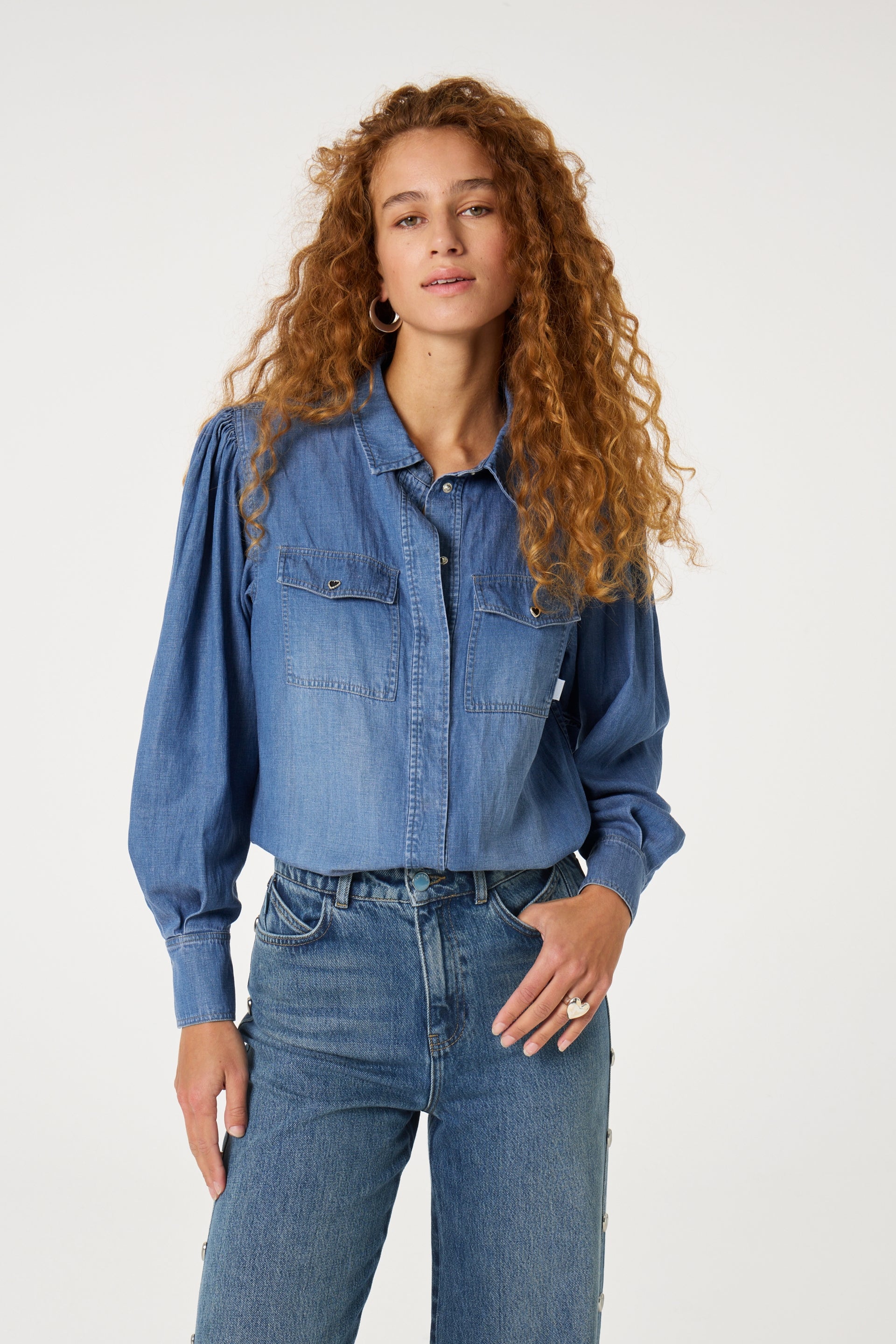 Fabienne Blouse | Denim