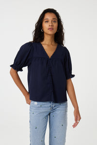 Juno Blouse | After Midnight Blue