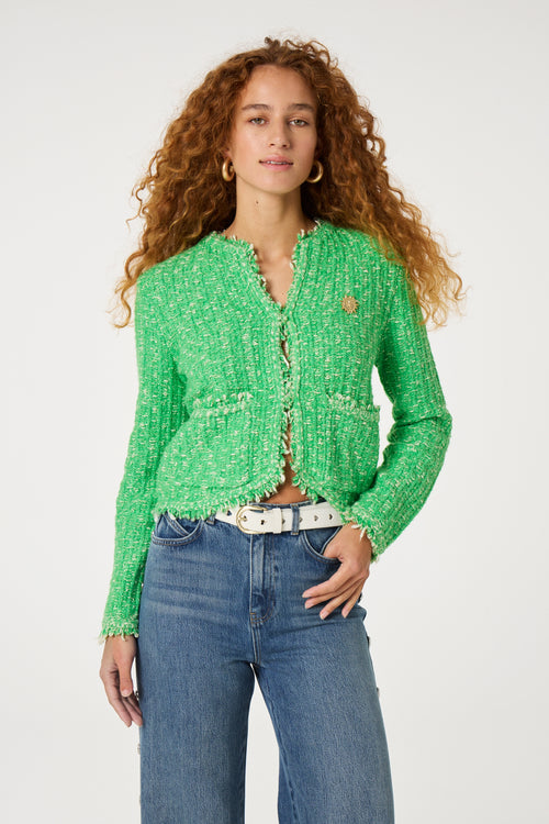 Joshua  Cardigan | Green Apple