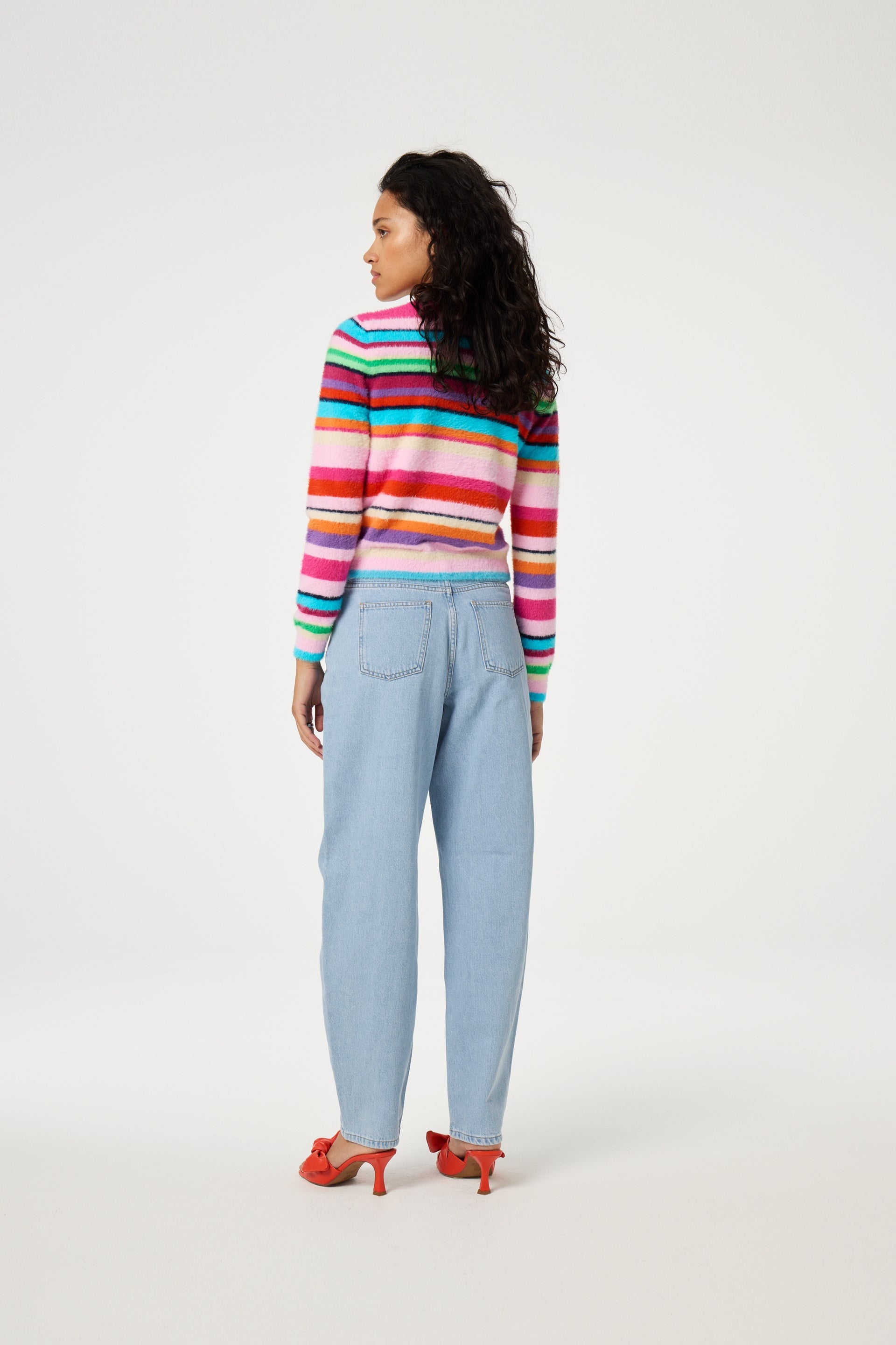 Henry Cardigan | Multi Stripe