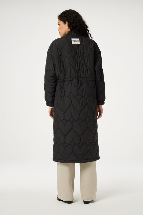 Skippy Long Coat | Black