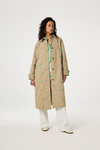 Troy Trenchcoat Long | Perfect Sand