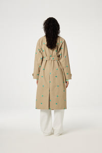 Troy Trenchcoat Long | Perfect Sand