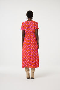 Bonna Dress | Tangerine/Pink Dream