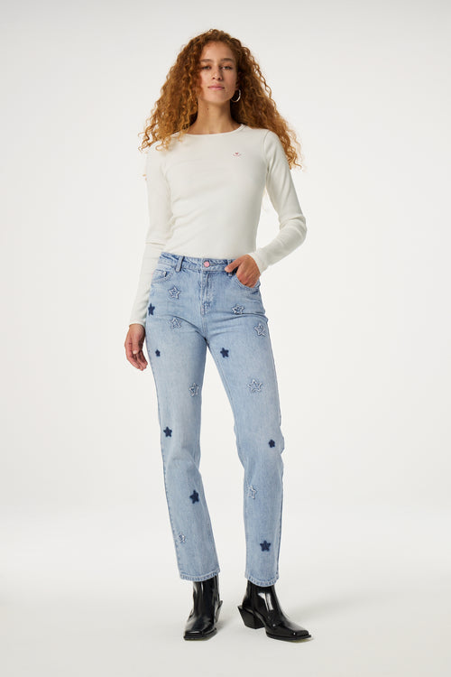 Lola Straight Jeans | Vintage Light Blue