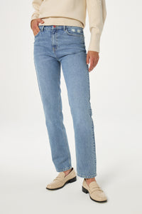 Lola Straight Jeans | Medium Aged