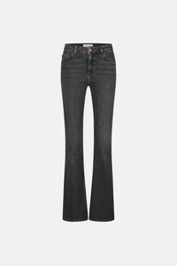 Eva Flare Jeans | Washed Dark Grey