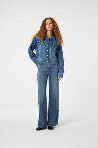 Alex Wide Leg Jeans | Medium Aged