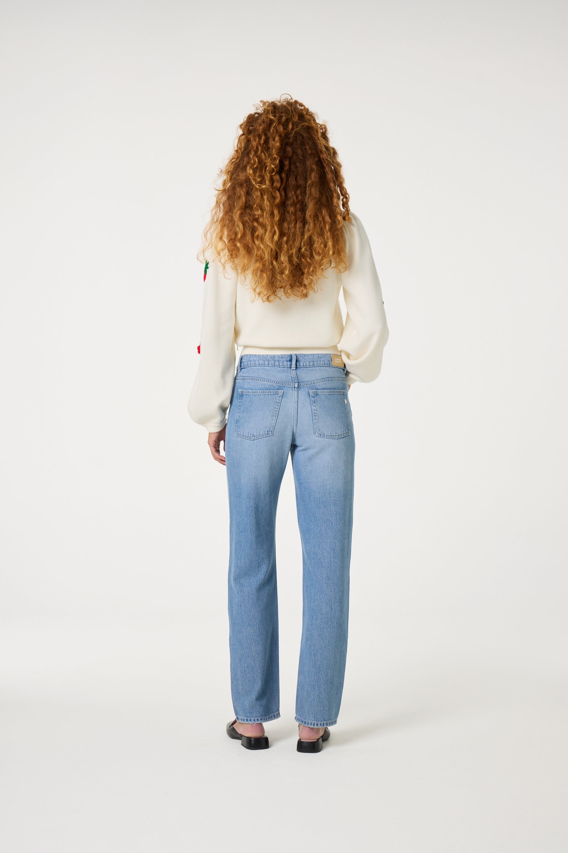 Marie Straight Leg Jeans | Mid Blue