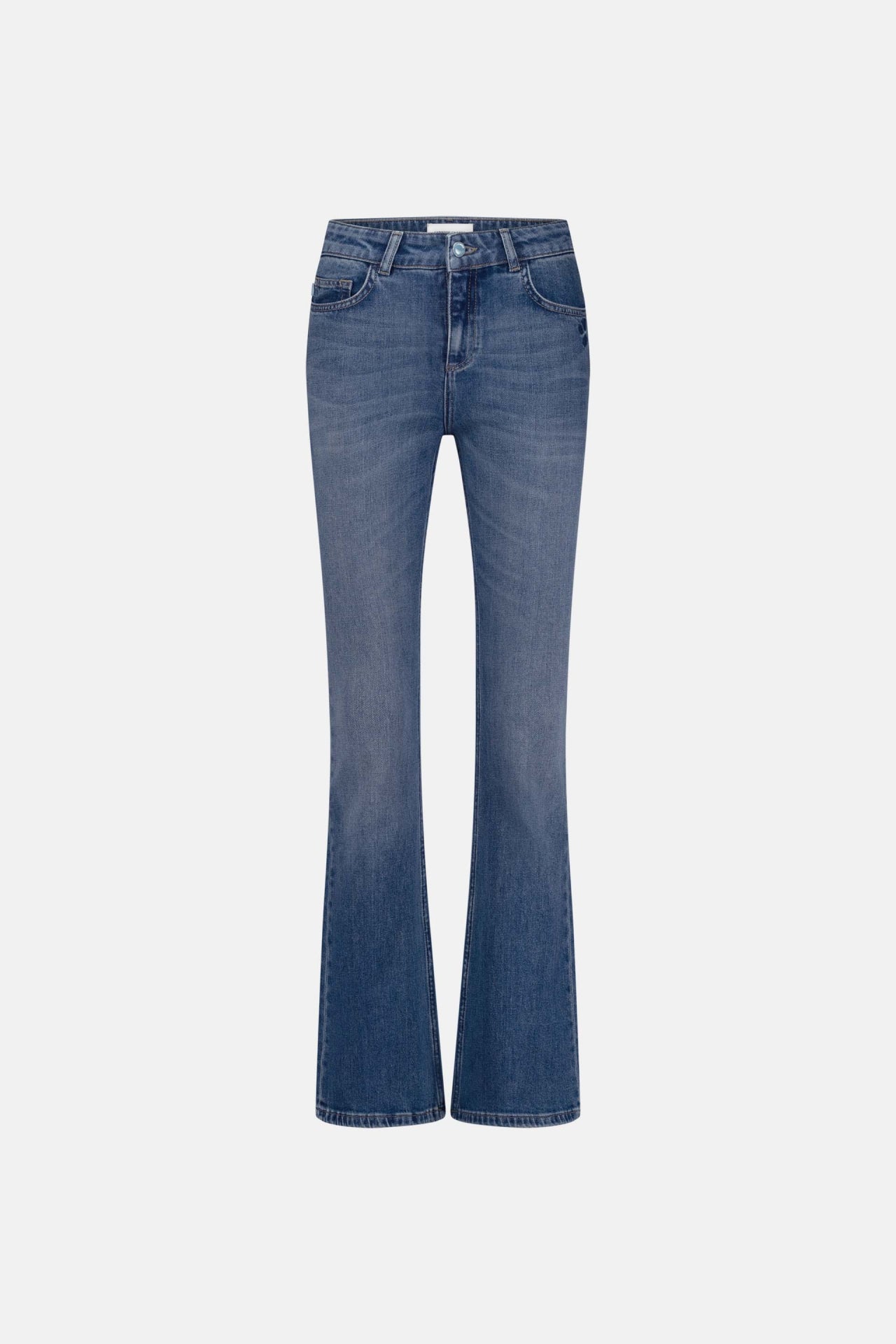 Eva Flare Jeans | Mid Blue