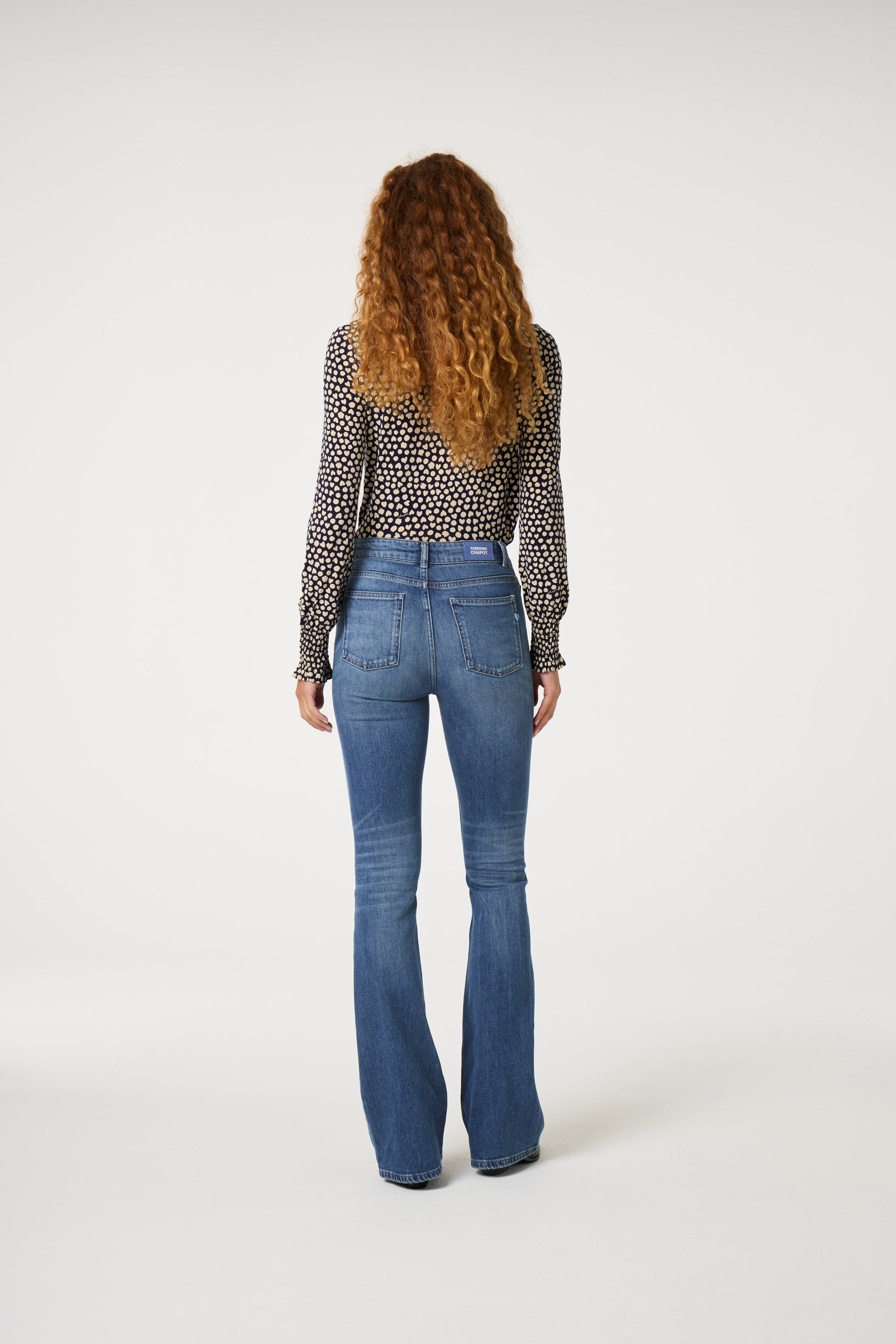 Eva Flare Jeans | Mid Blue