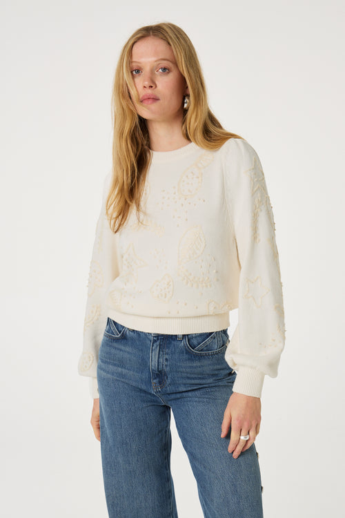 Edo Pullover | Cosy White