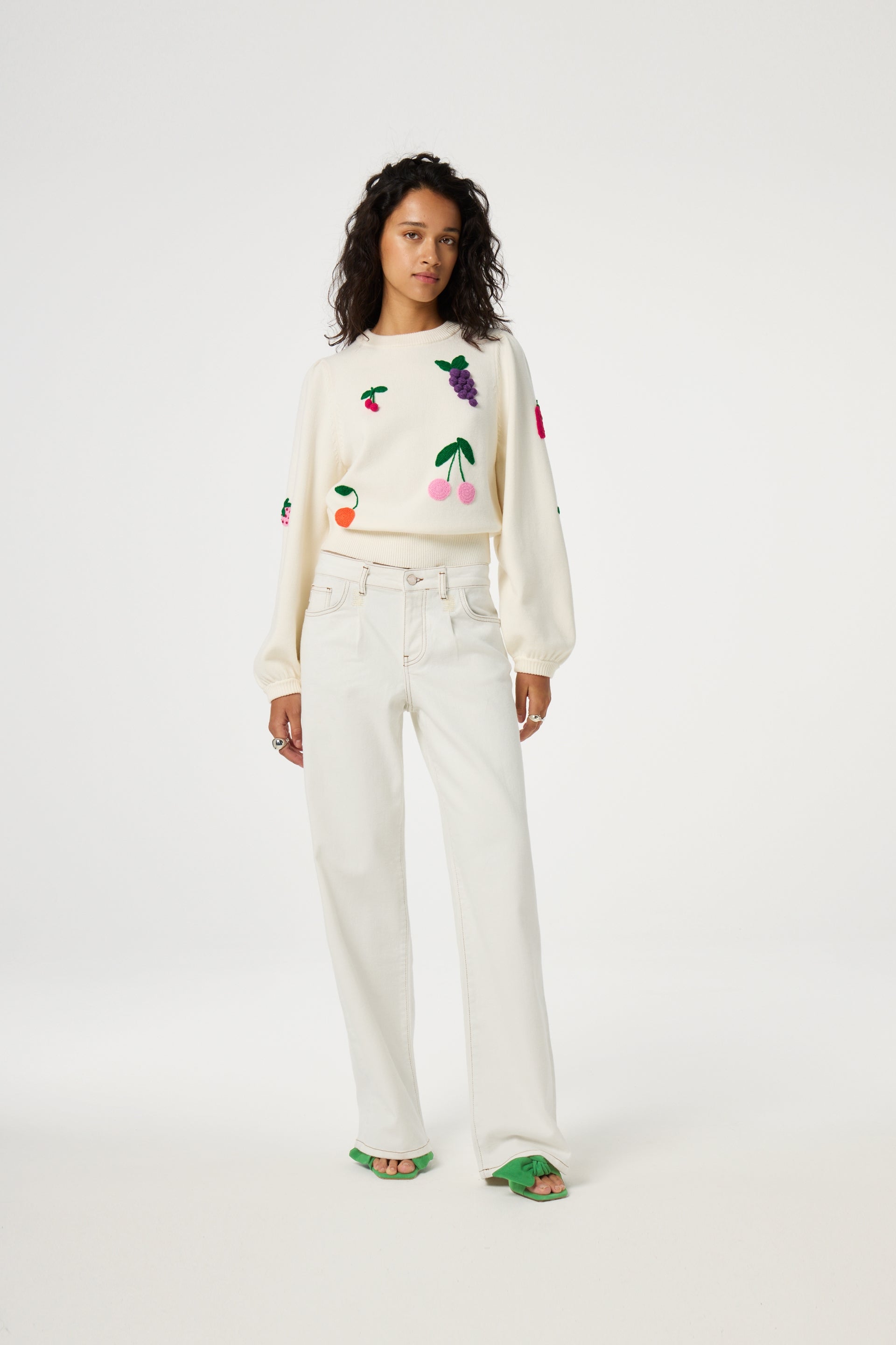 Fruity Pullover | Cosy White