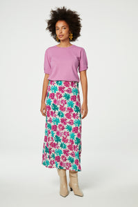 Laurie Skirt | Warm white/Plum Part