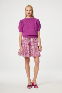 Mitzi Skirt | Tile Red/Plum Party