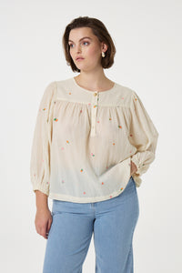 Bindi Top | Cosy White