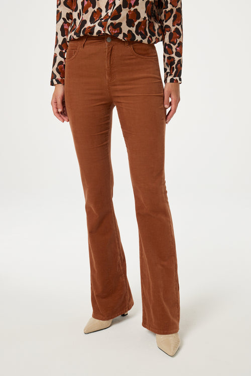 Eva Flare Trousers | Cognac