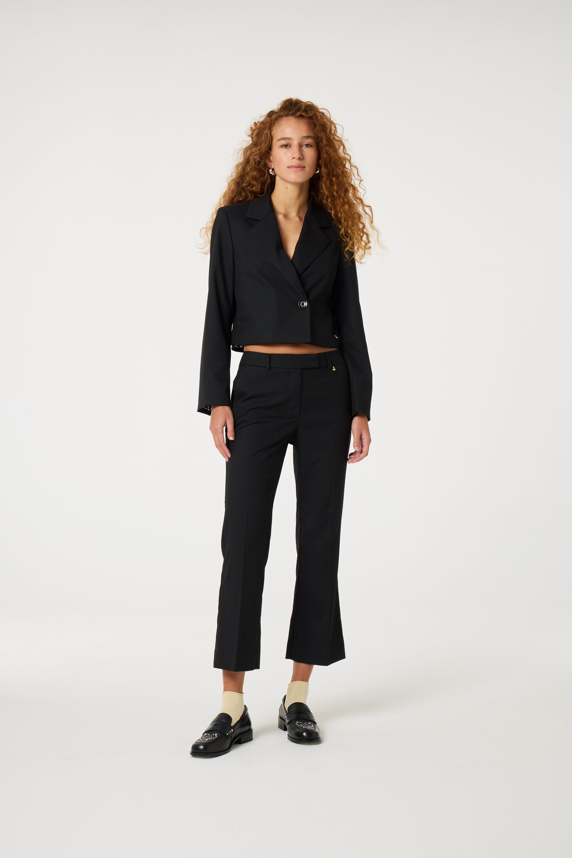 Kirby Kick Flare Trousers | Black