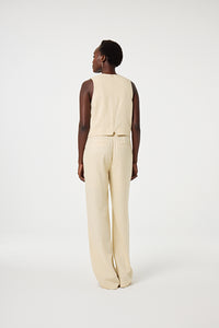 Nura Pleated Trousers | Latte