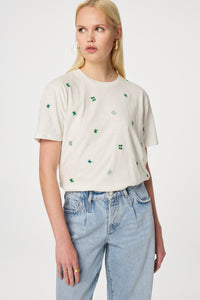 Bernard Butterfly T-Shirt | Cosy White