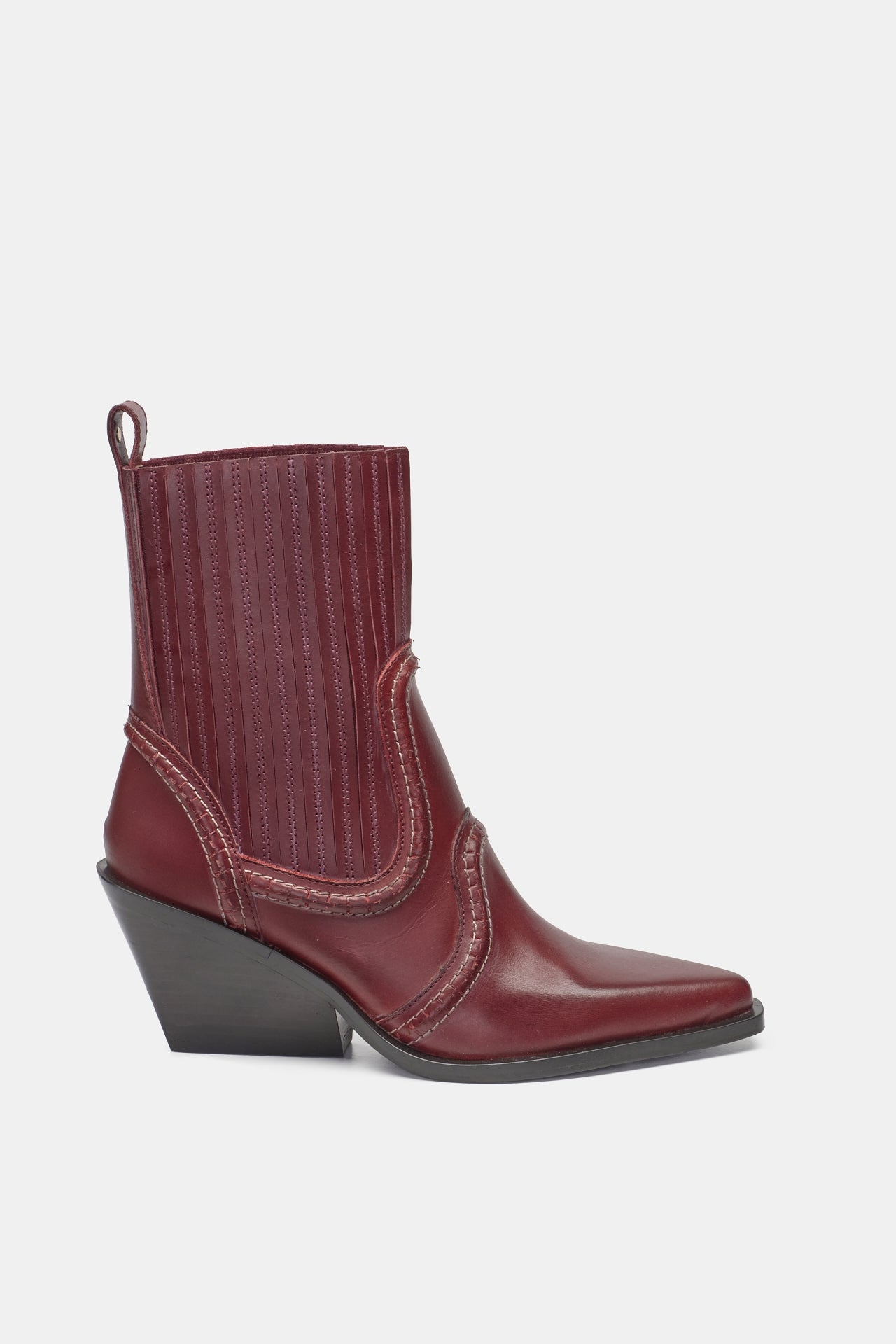 Bree Ankle Boot | Burgundy