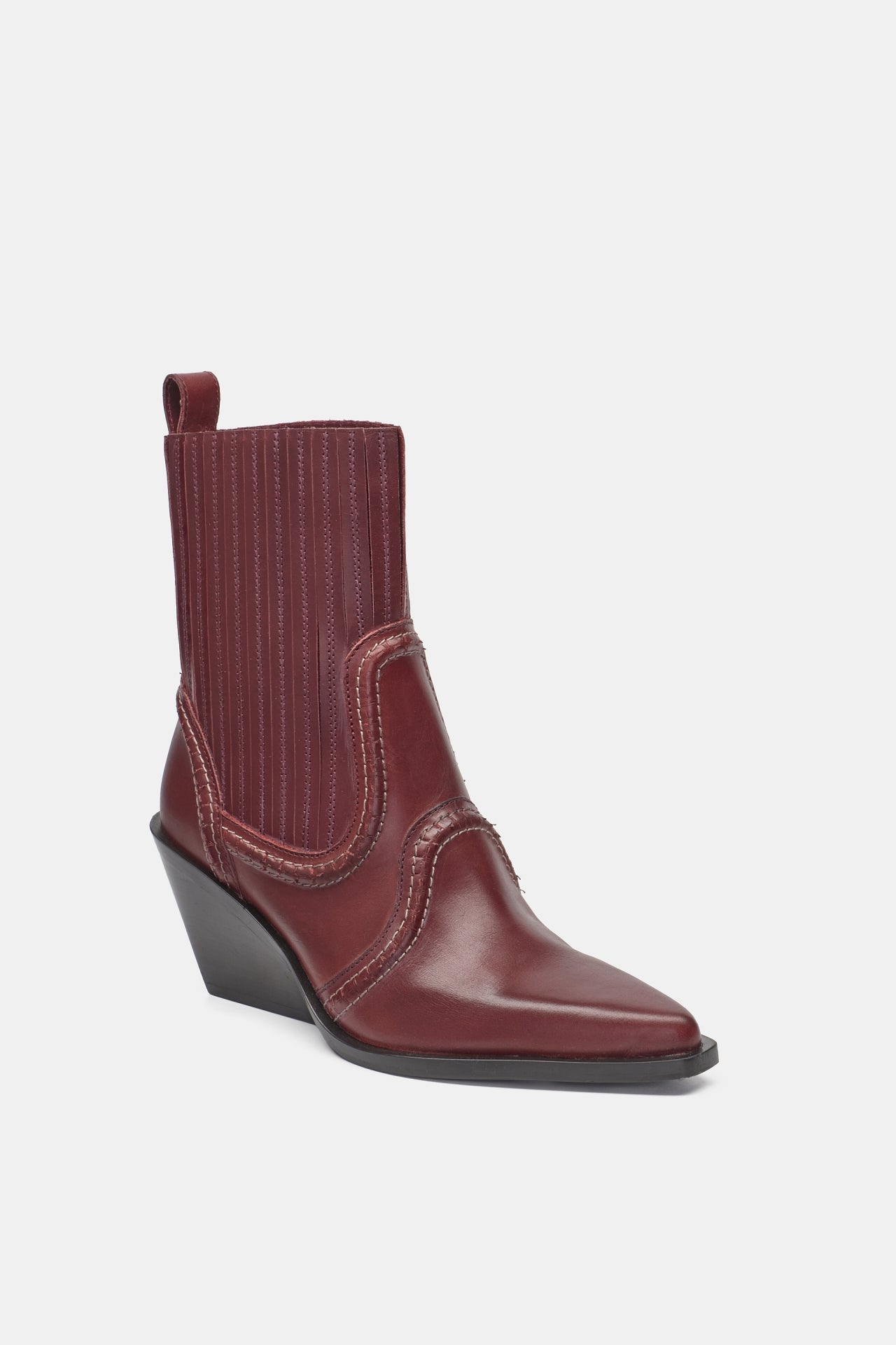 Bree Ankle Boot | Burgundy