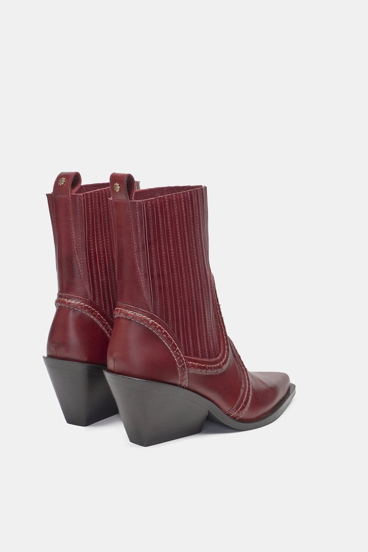 Bree Ankle Boot Burgundy Fabienne Chapot